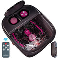 Foldable, Self-Heating Foot Cleaner Machine; Temperature-Controlled Foot Basin with Massage Rollers, Bubbles, and a Removable Footrest—The Perfect Gift for Family and Friends, and an Excellent Choice for Mother'S Day Gifts.