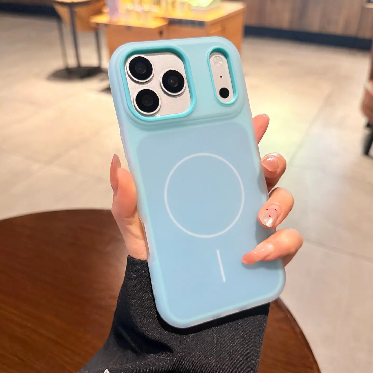 New Jelly Magnetic 2-In-1 Phone Case for Iphone 17/16/15/14/13/12/11 Pro Max & 16/15/14 plus Dopamine Color-Blocking Minimalist Silicone Soft Case Lightweight Comfortable Grip