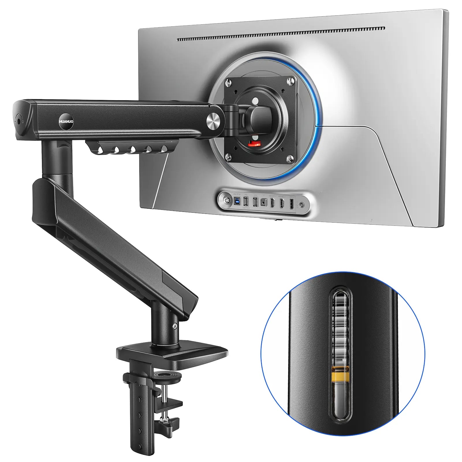 Flowlift Pro Monitor Arm – Dual & Single Screen Support (13-32”), Mechaspring Technology, Instamount, Locksteady, Precisionview – Smooth, Durable, Adjustable Setup for Gamers and Professionals"