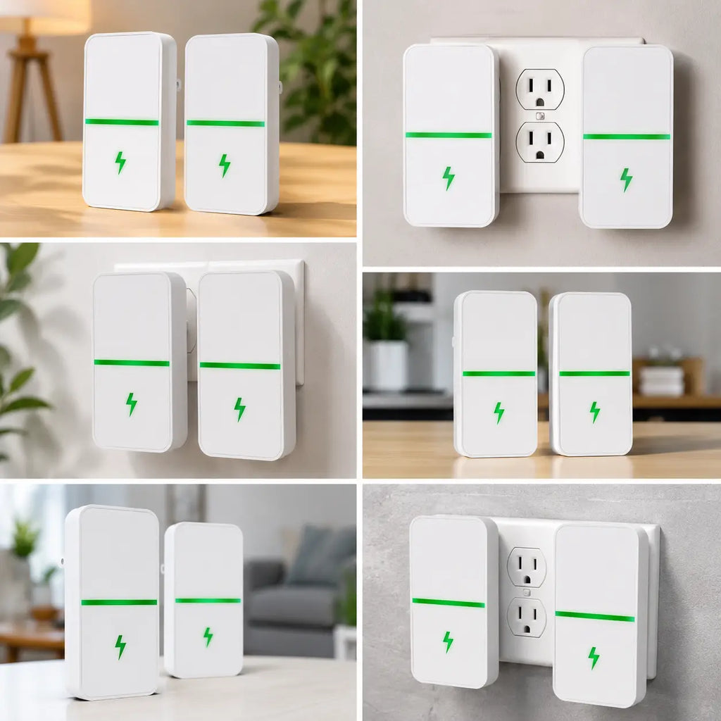 【Buy 1 Get 1 Free】Plug-In Device with US Plug, Compact Design with Indicator Light, Suitable for Home and Office Use, 90–250V Compatible