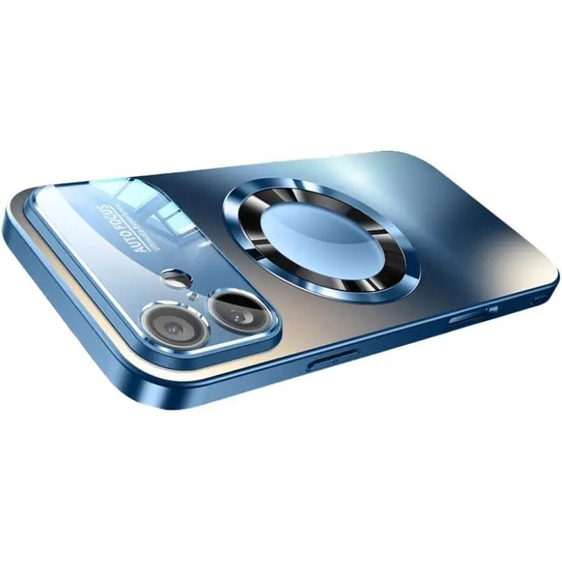 Magnetic Phone Cases Design for Iphone 17/16/15/14 Plus/13/12 Pro Max Case,[Compatible with Magsafe][Full Camera Protection and Shockproof Cover] Large Window Logo View Dust-Proof Matte Phone Case for Iphone 17 Pro Max