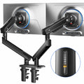 Flowlift Pro Monitor Arm – Dual & Single Screen Support (13-32”), Mechaspring Technology, Instamount, Locksteady, Precisionview – Smooth, Durable, Adjustable Setup for Gamers and Professionals"