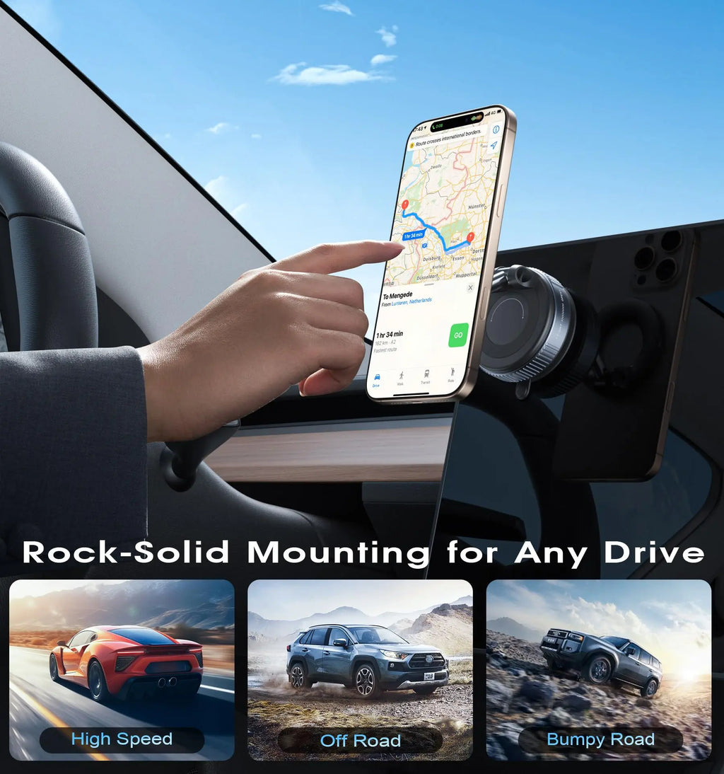 Magsafe Car Mount, for Iphone 12-17 Pro Max,360 Rotate Magnetic Air Vent Phone Holder,Sticky Magnetic Car Mount for Dashboard,Metal,Auto Parts Outdoorfun