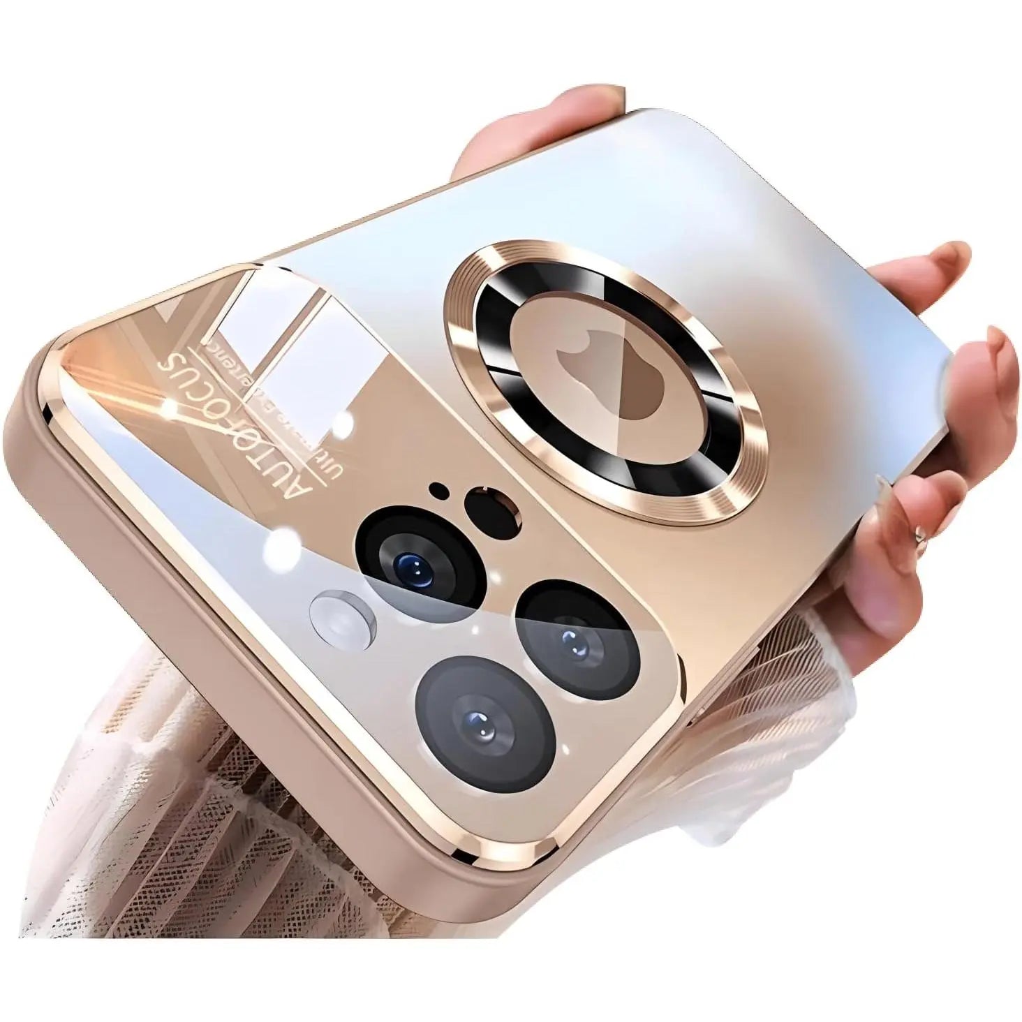 Magnetic Phone Cases Design for Iphone 17/16/15/14 Plus/13/12 Pro Max Case,[Compatible with Magsafe][Full Camera Protection and Shockproof Cover] Large Window Logo View Dust-Proof Matte Phone Case for Iphone 17 Pro Max