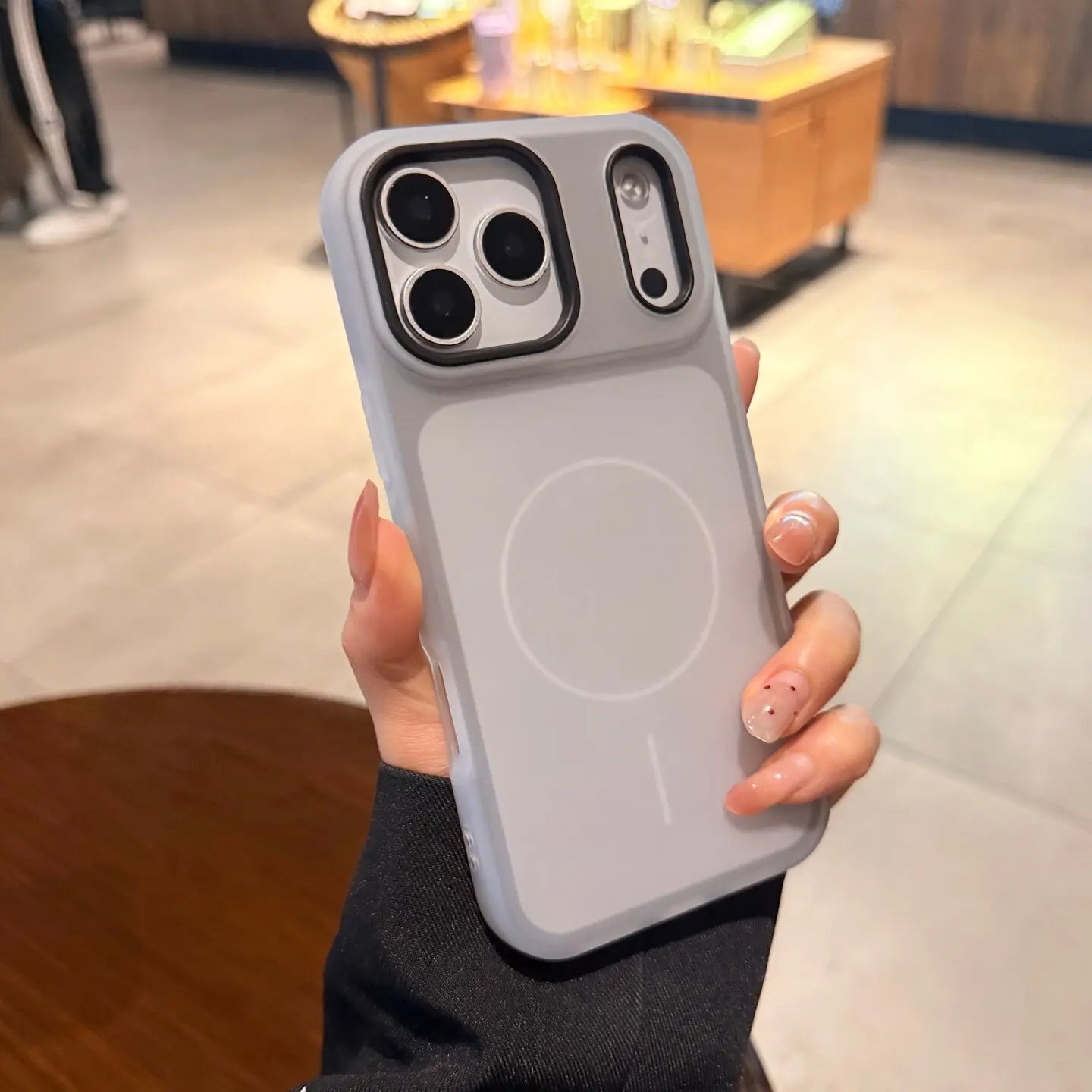 New Jelly Magnetic 2-In-1 Phone Case for Iphone 17/16/15/14/13/12/11 Pro Max & 16/15/14 plus Dopamine Color-Blocking Minimalist Silicone Soft Case Lightweight Comfortable Grip