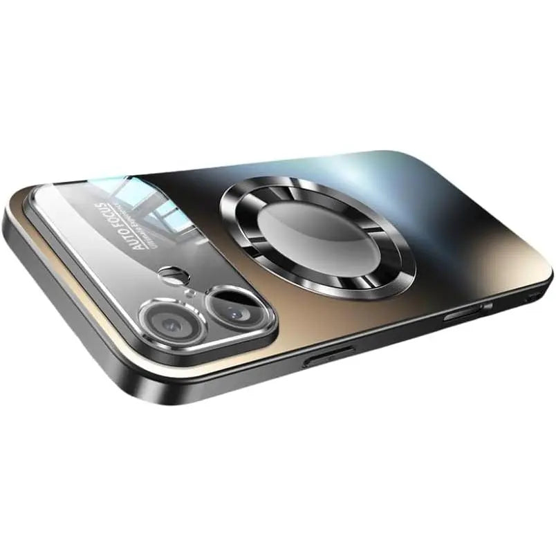 Magnetic Phone Cases Design for Iphone 17/16/15/14 Plus/13/12 Pro Max Case,[Compatible with Magsafe][Full Camera Protection and Shockproof Cover] Large Window Logo View Dust-Proof Matte Phone Case for Iphone 17 Pro Max