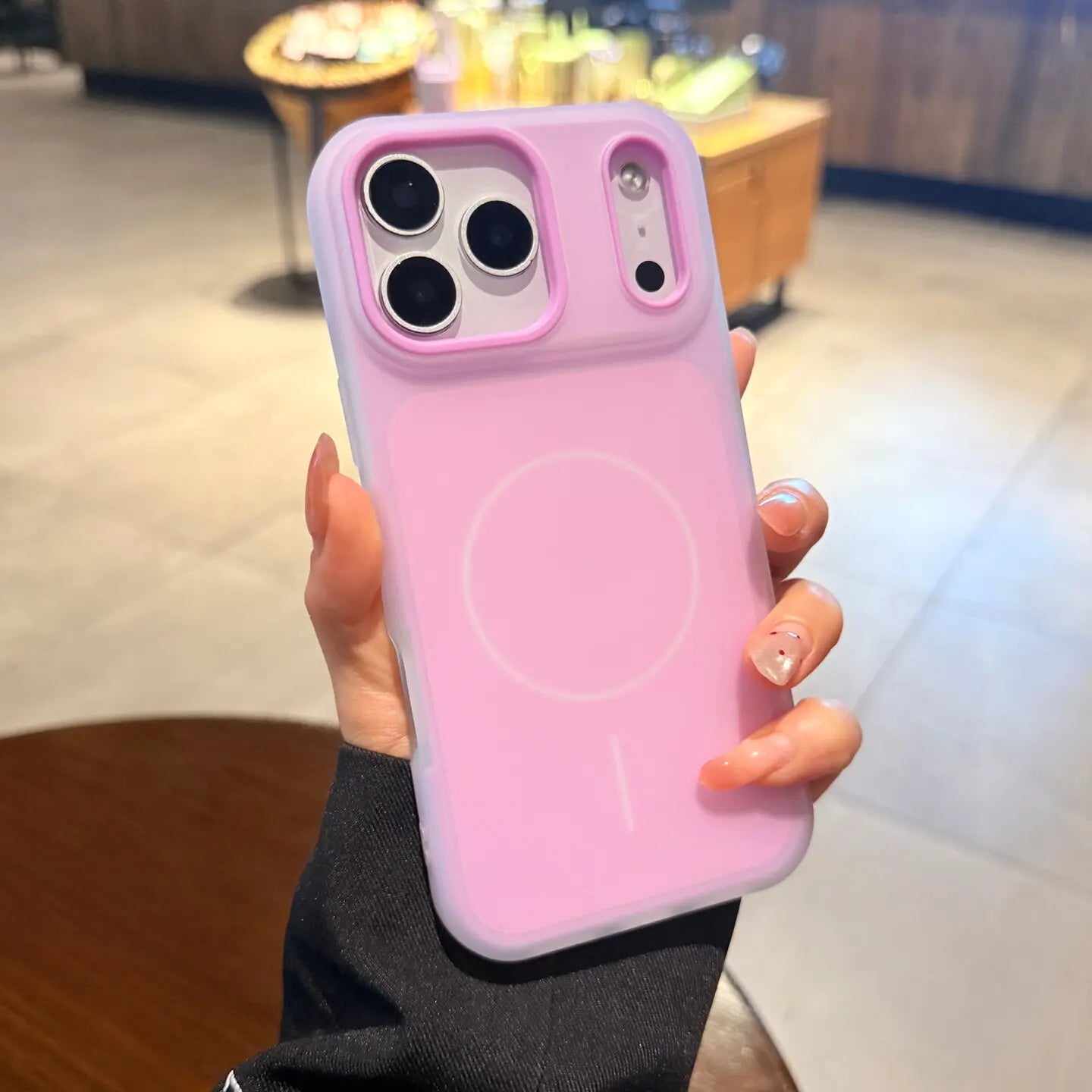 New Jelly Magnetic 2-In-1 Phone Case for Iphone 17/16/15/14/13/12/11 Pro Max & 16/15/14 plus Dopamine Color-Blocking Minimalist Silicone Soft Case Lightweight Comfortable Grip