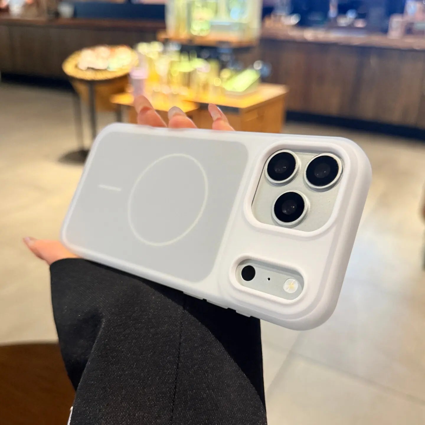 New Jelly Magnetic 2-In-1 Phone Case for Iphone 17/16/15/14/13/12/11 Pro Max & 16/15/14 plus Dopamine Color-Blocking Minimalist Silicone Soft Case Lightweight Comfortable Grip