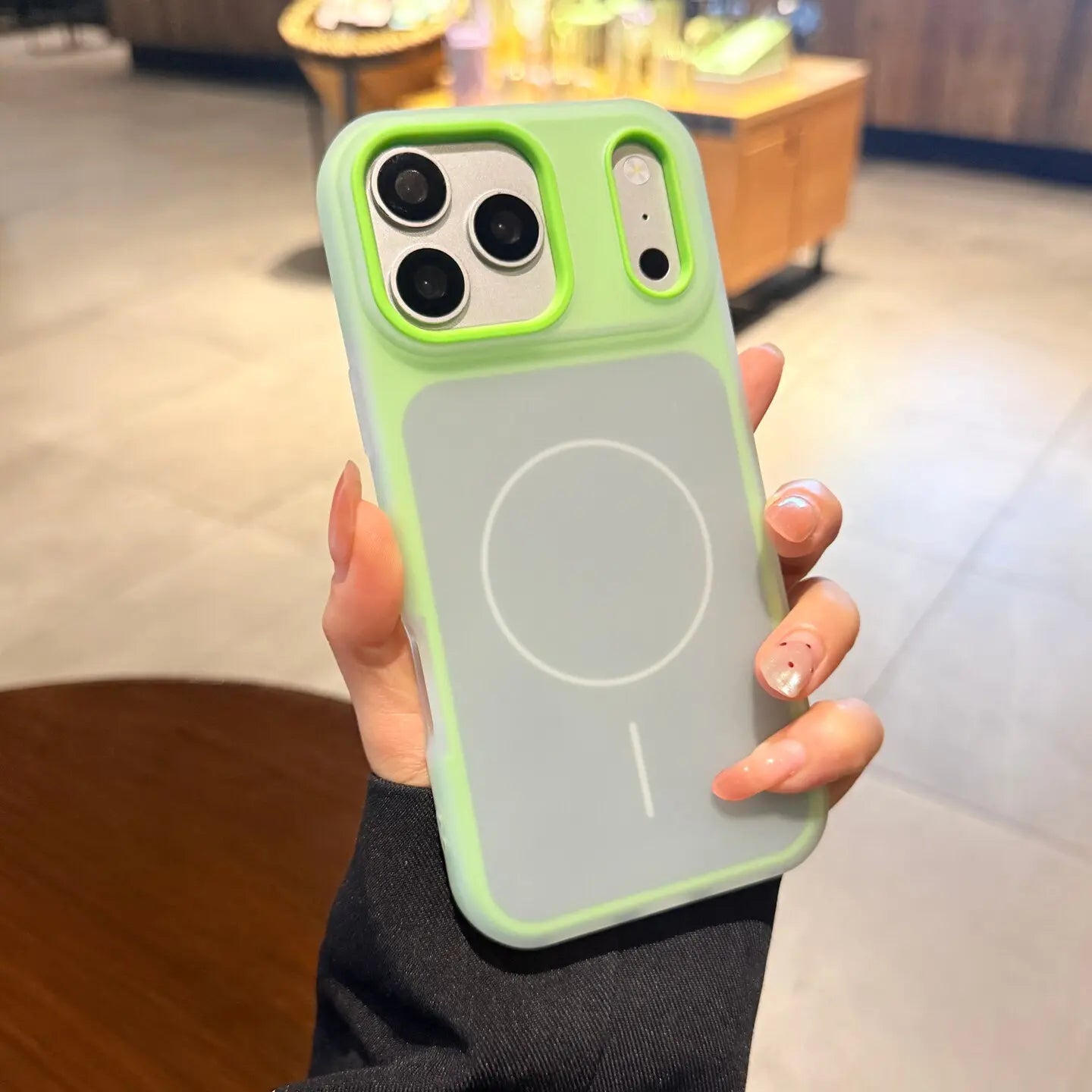 New Jelly Magnetic 2-In-1 Phone Case for Iphone 17/16/15/14/13/12/11 Pro Max & 16/15/14 plus Dopamine Color-Blocking Minimalist Silicone Soft Case Lightweight Comfortable Grip